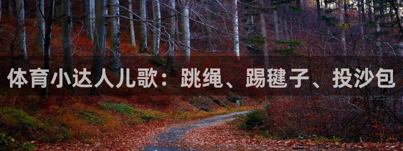 体育小达人儿歌：跳绳、踢毽子、投沙包