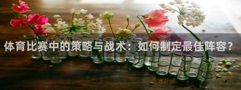 体育比赛中的策略与战术：如何制定最佳阵容？