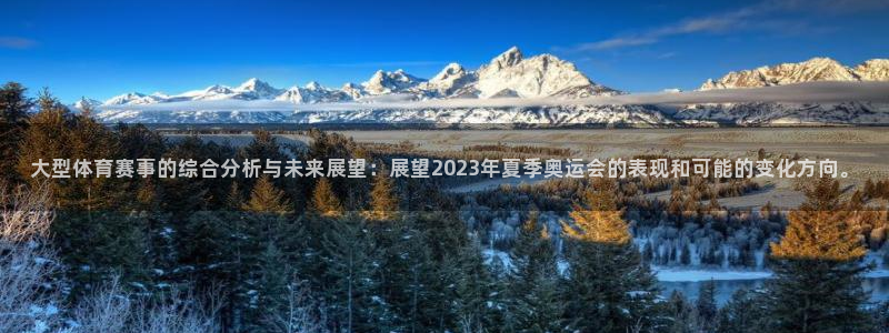 大型体育赛事的综合分析与未来展望：展望2023年夏季奥运会的表现和可能的变化方向。